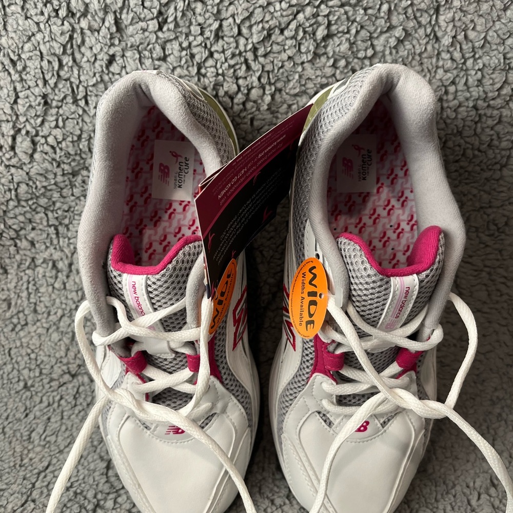 New Balance Women's Walking Shoes - Pink and Gray - Picture 2 of 7